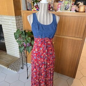 All that Jazz Blue and Red Dress